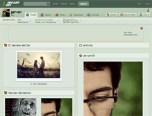 Tablet Screenshot of garvan.deviantart.com