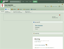 Tablet Screenshot of boo-mansion.deviantart.com