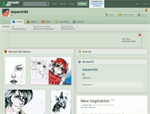 Tablet Screenshot of dopamin86.deviantart.com