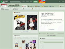 Tablet Screenshot of hetaween-2011.deviantart.com