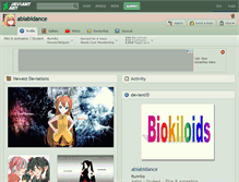 Tablet Screenshot of abiabidance.deviantart.com