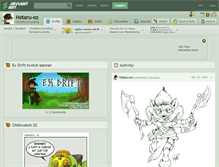 Tablet Screenshot of hotaru-oz.deviantart.com