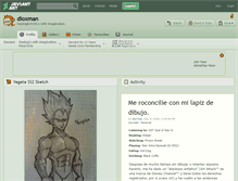 Tablet Screenshot of dioxman.deviantart.com