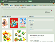 Tablet Screenshot of ichiyon.deviantart.com