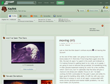 Tablet Screenshot of kaylink.deviantart.com