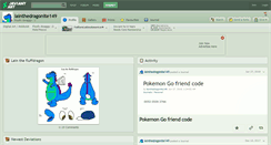 Desktop Screenshot of lainthedragonite149.deviantart.com