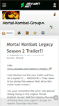 Mobile Screenshot of mortal-kombat-group.deviantart.com