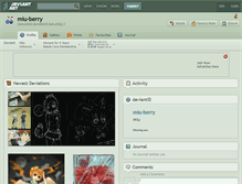 Tablet Screenshot of miu-berry.deviantart.com