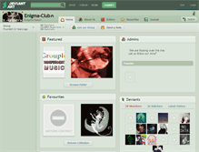 Tablet Screenshot of enigma-club.deviantart.com