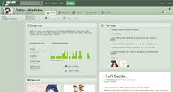 Desktop Screenshot of gothic-lolita-club.deviantart.com