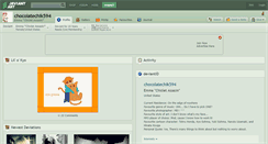 Desktop Screenshot of chocolatechik594.deviantart.com