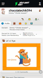 Mobile Screenshot of chocolatechik594.deviantart.com