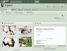 Tablet Screenshot of fereditions.deviantart.com