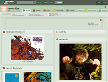 Tablet Screenshot of neworlder.deviantart.com