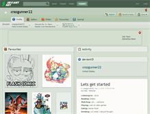 Tablet Screenshot of crazgunner22.deviantart.com