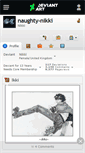 Mobile Screenshot of naughty-nikki.deviantart.com