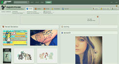 Desktop Screenshot of majesticwonder.deviantart.com