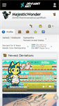 Mobile Screenshot of majesticwonder.deviantart.com