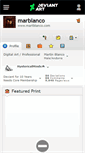 Mobile Screenshot of marblanco.deviantart.com