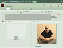 Tablet Screenshot of marblanco.deviantart.com