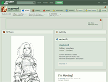 Tablet Screenshot of mogweed.deviantart.com