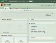 Tablet Screenshot of msstackwell.deviantart.com
