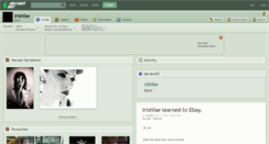 Desktop Screenshot of irishfae.deviantart.com