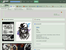 Tablet Screenshot of ikiiko.deviantart.com