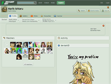 Tablet Screenshot of marik-ishtaru.deviantart.com