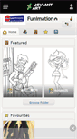 Mobile Screenshot of funimation.deviantart.com