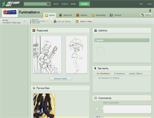 Tablet Screenshot of funimation.deviantart.com