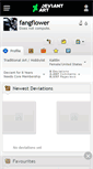 Mobile Screenshot of fangflower.deviantart.com