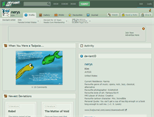 Tablet Screenshot of nerys.deviantart.com