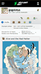 Mobile Screenshot of gogolotus.deviantart.com