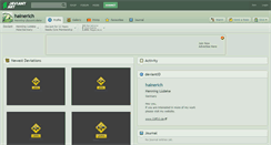 Desktop Screenshot of hainerich.deviantart.com