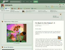Tablet Screenshot of jublenarris.deviantart.com