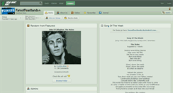 Desktop Screenshot of fansoffearbands.deviantart.com