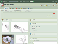 Tablet Screenshot of cloudy-kun666.deviantart.com