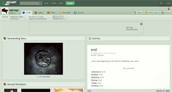 Desktop Screenshot of nervoo.deviantart.com