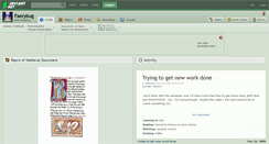 Desktop Screenshot of faerybug.deviantart.com