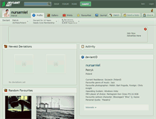 Tablet Screenshot of nursarniel.deviantart.com