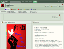 Tablet Screenshot of cletusjackson.deviantart.com