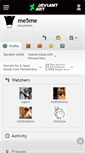 Mobile Screenshot of me5me.deviantart.com
