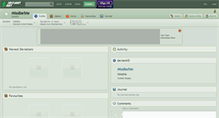 Desktop Screenshot of missbarbie.deviantart.com