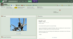 Desktop Screenshot of mikha.deviantart.com