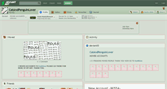 Desktop Screenshot of catandpenguinlover.deviantart.com