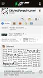 Mobile Screenshot of catandpenguinlover.deviantart.com