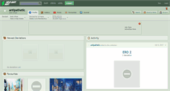 Desktop Screenshot of antipathetic.deviantart.com