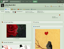 Tablet Screenshot of little-black-bird.deviantart.com