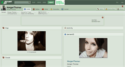 Desktop Screenshot of morganthomas.deviantart.com